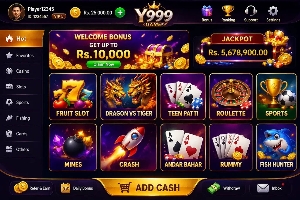 y999 game