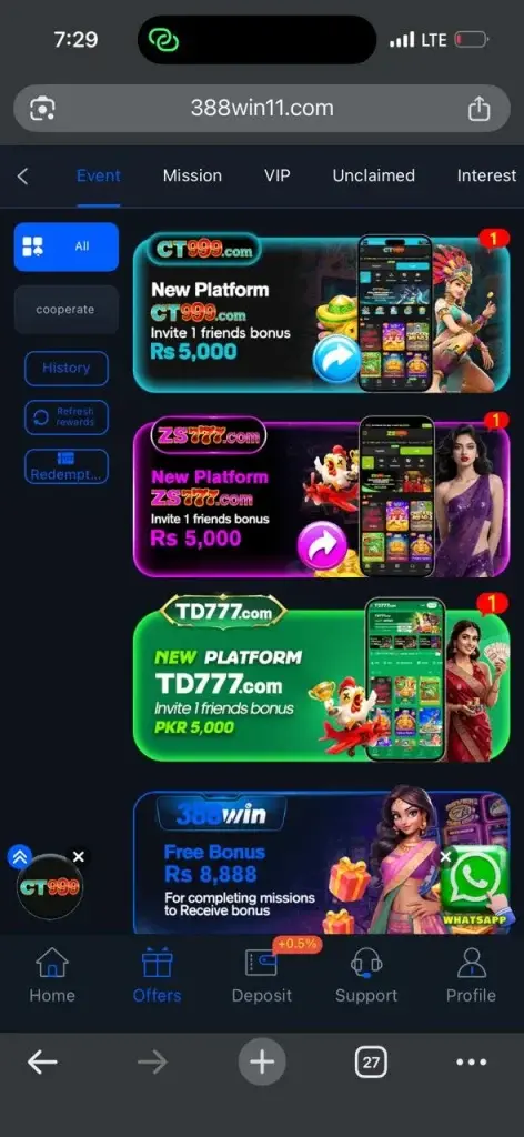 388 win  game
